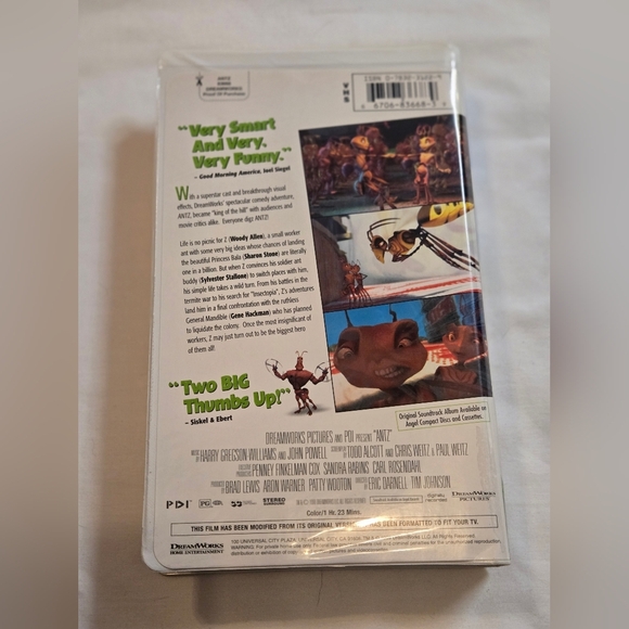 Antz VHS Movie Tape - Picture 2 of 3